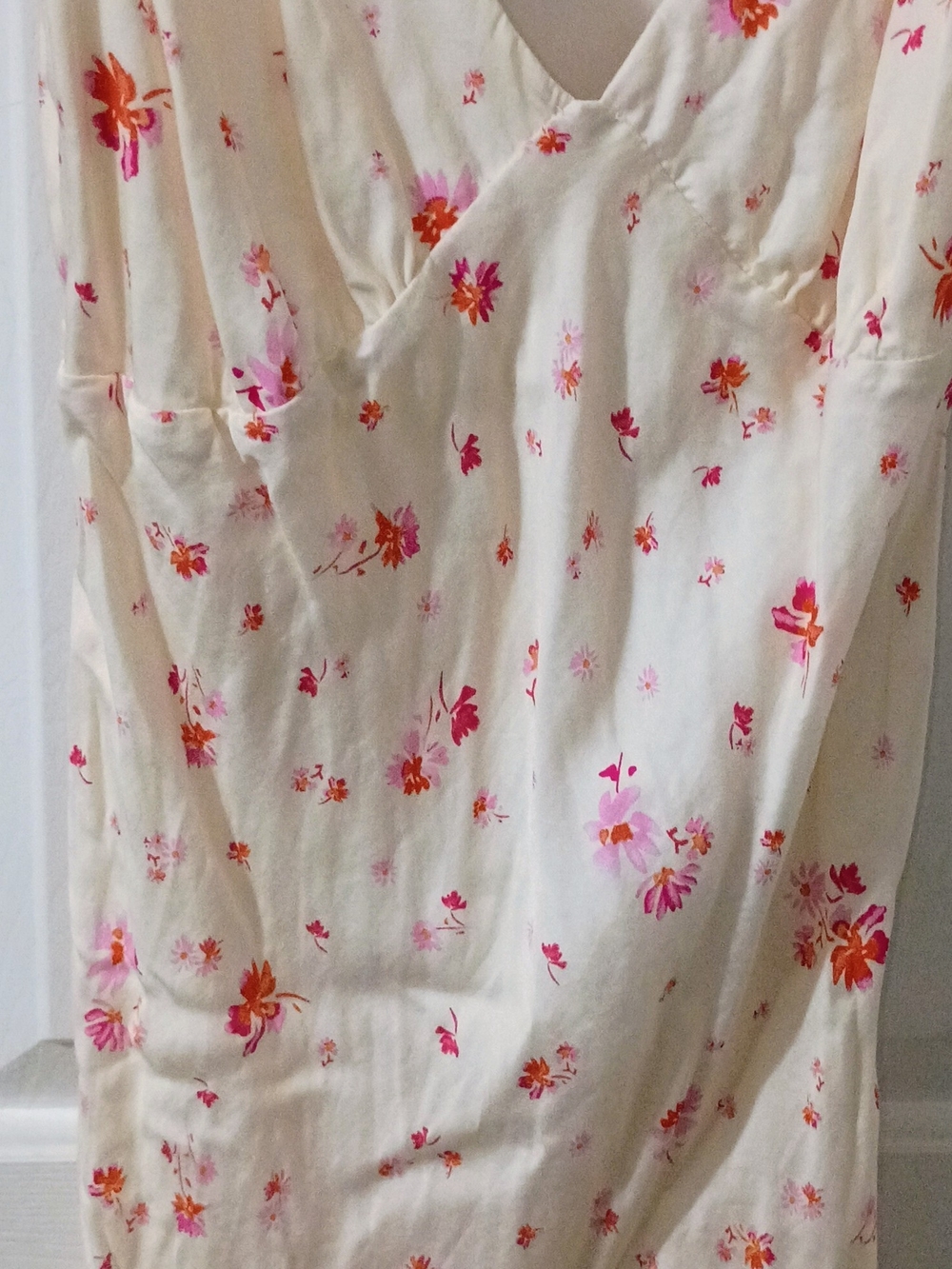 Victoria's Secret PINK "Summer Fling Satin Ruffle Dress"